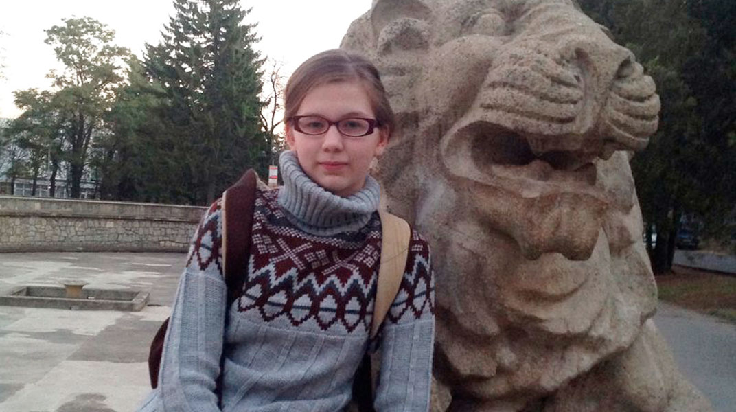 Елизавета Седунова — единственная школьница из Иркутской области, выигравшая поездку в международный лагерь undefined