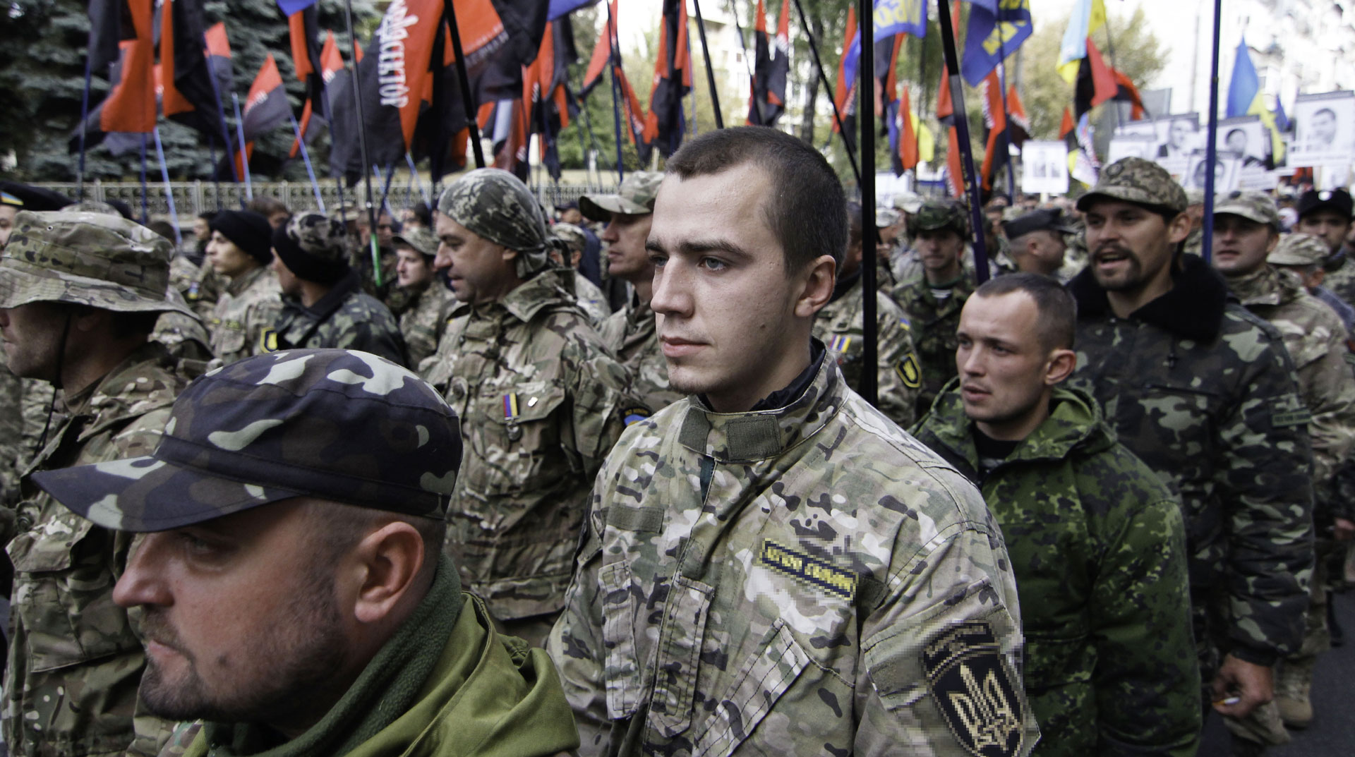 Украинские националисты опровергли слухи о готовящихся столкновениях с силовиками undefined