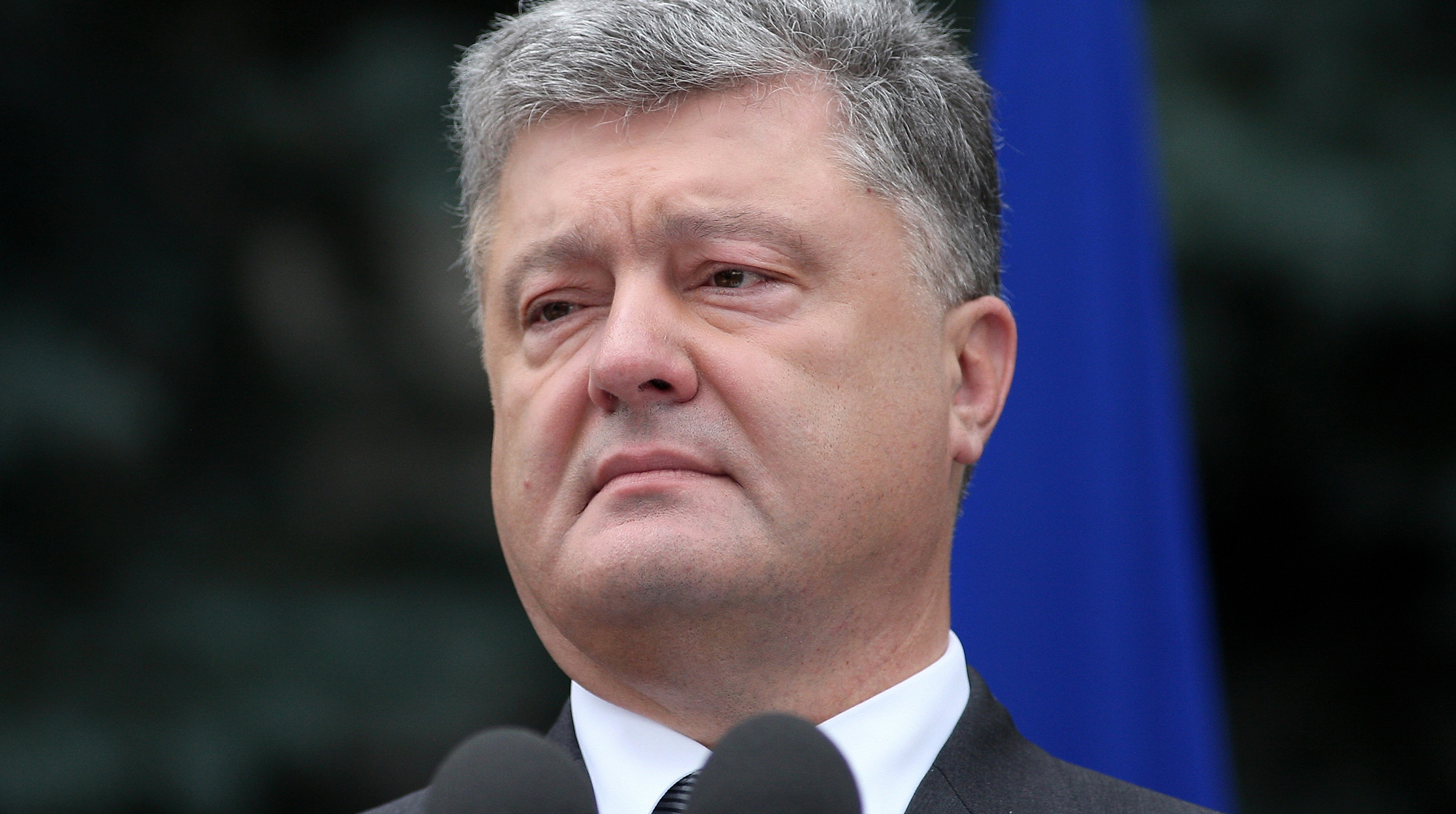 По его словам, на территорию Украины без объявления войны «ворвались» российские войска undefined