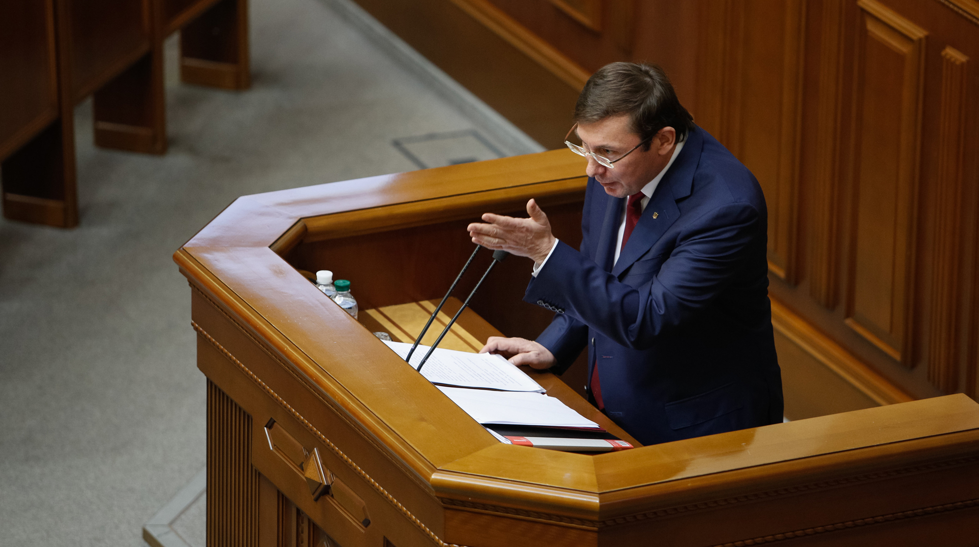 По словам Юрия Луценко, экс-президент Грузии «перешел красную линию» Фото: © GLOBAL LOOK press/Sergii Kharchenko