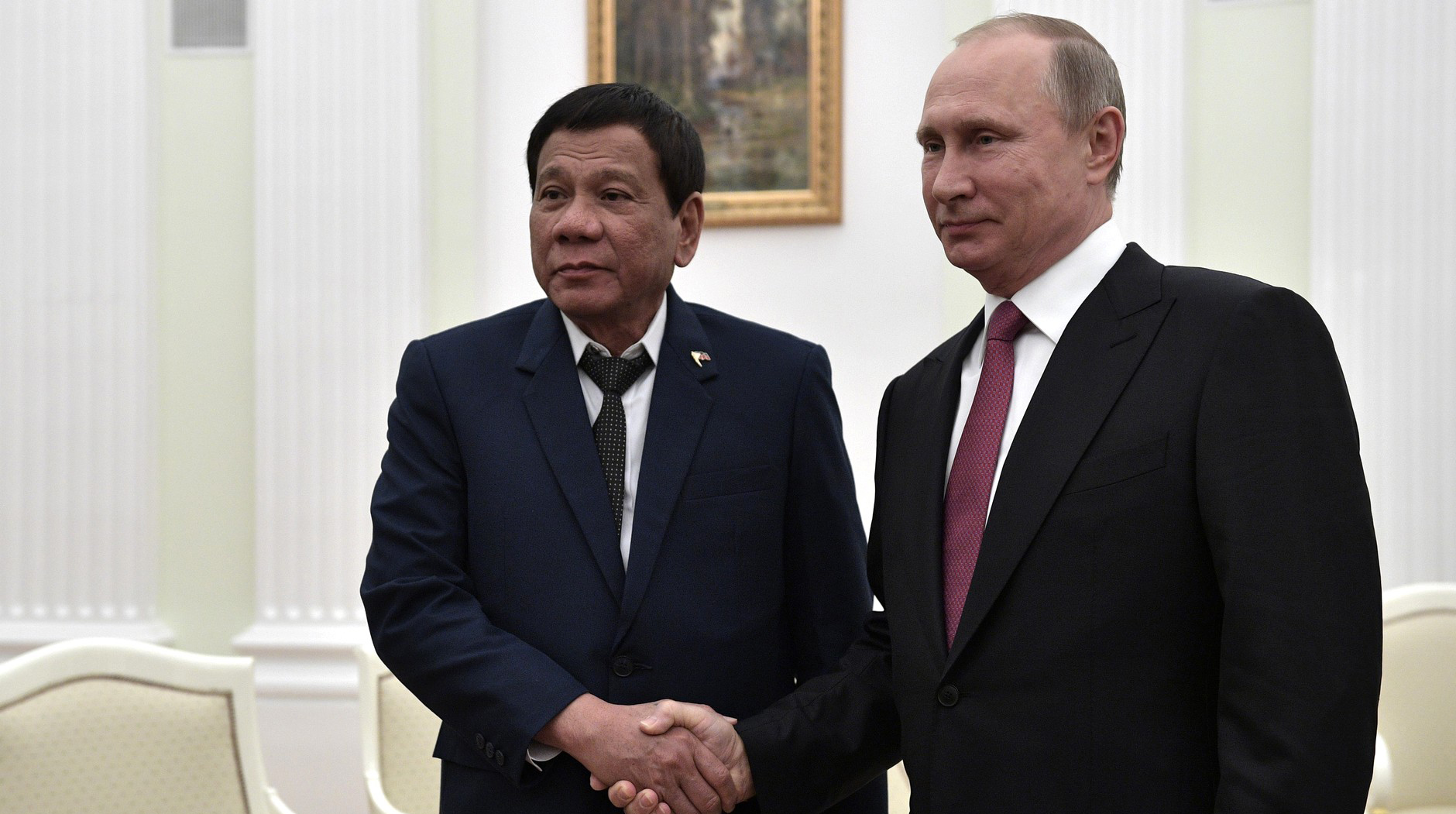 Президент Филиппин и Путин