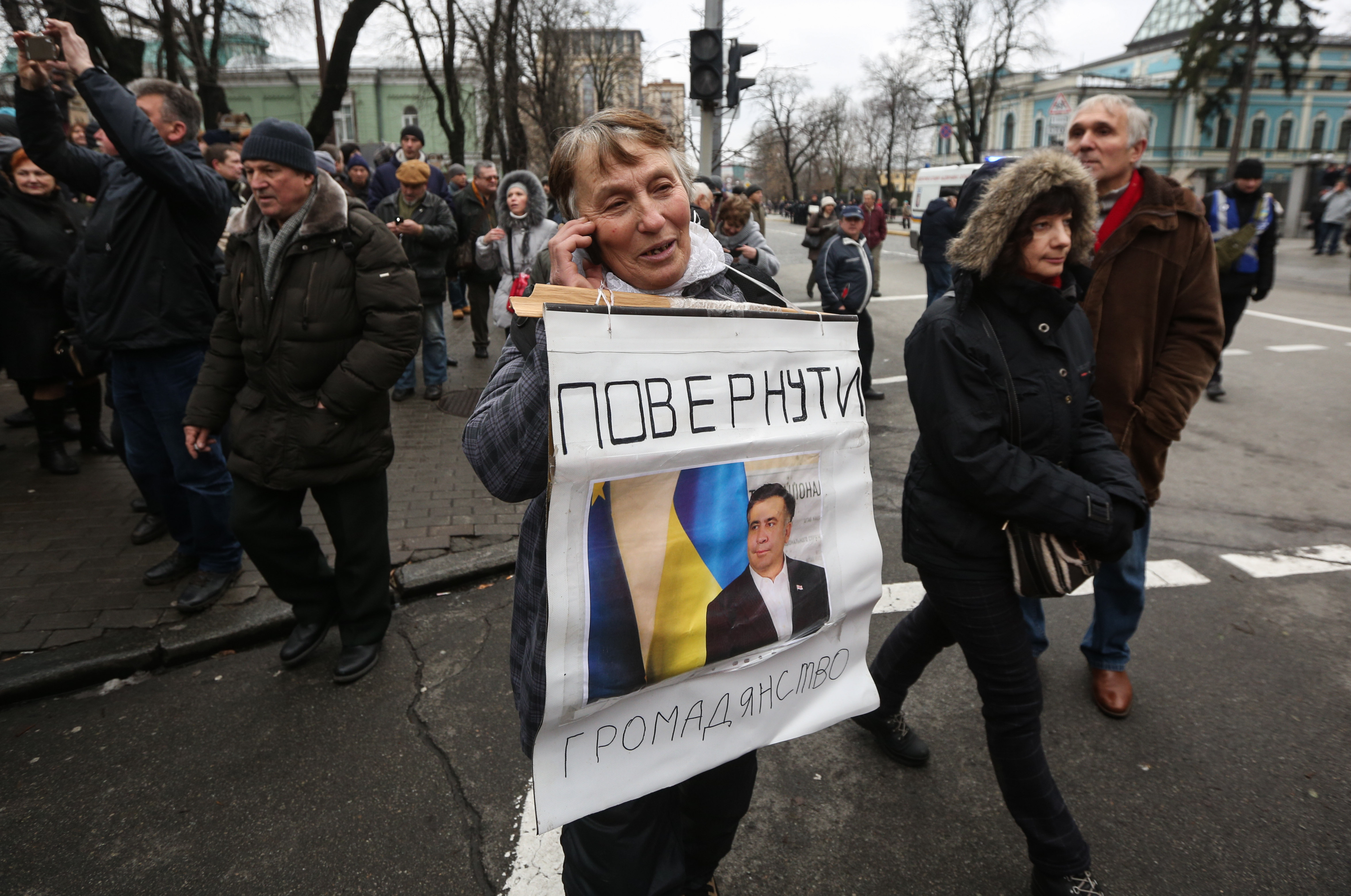 Организаторы митинга говорят о 20 тысячах, полиция зафиксировала 2,5 тысячи участников Фото: © GLOBAL LOOK press/Sergii Kharchenko