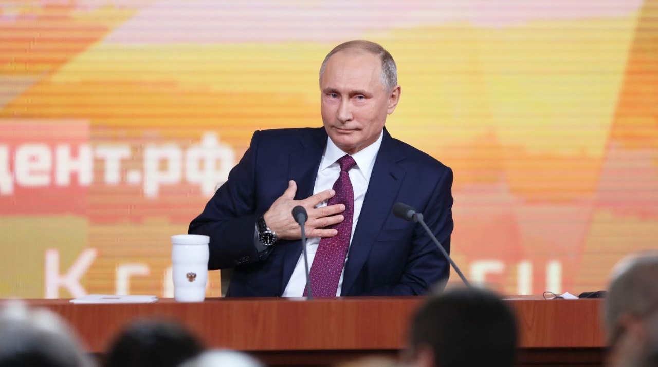 По мнению экспертов, это была одна из самых дипломатичных встреч президента России с журналистами Фото: © Daily Storm/Илья Челноков