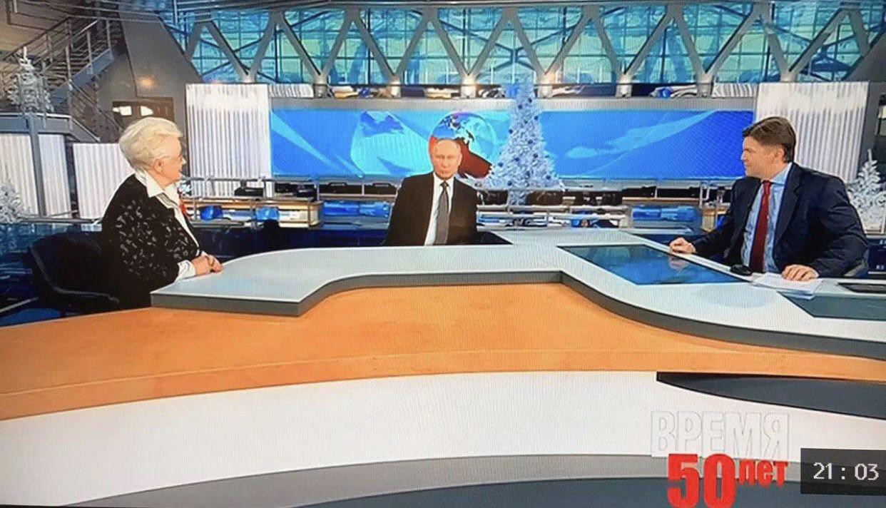 Dailystorm - Путин пришел в студию программы «Время»