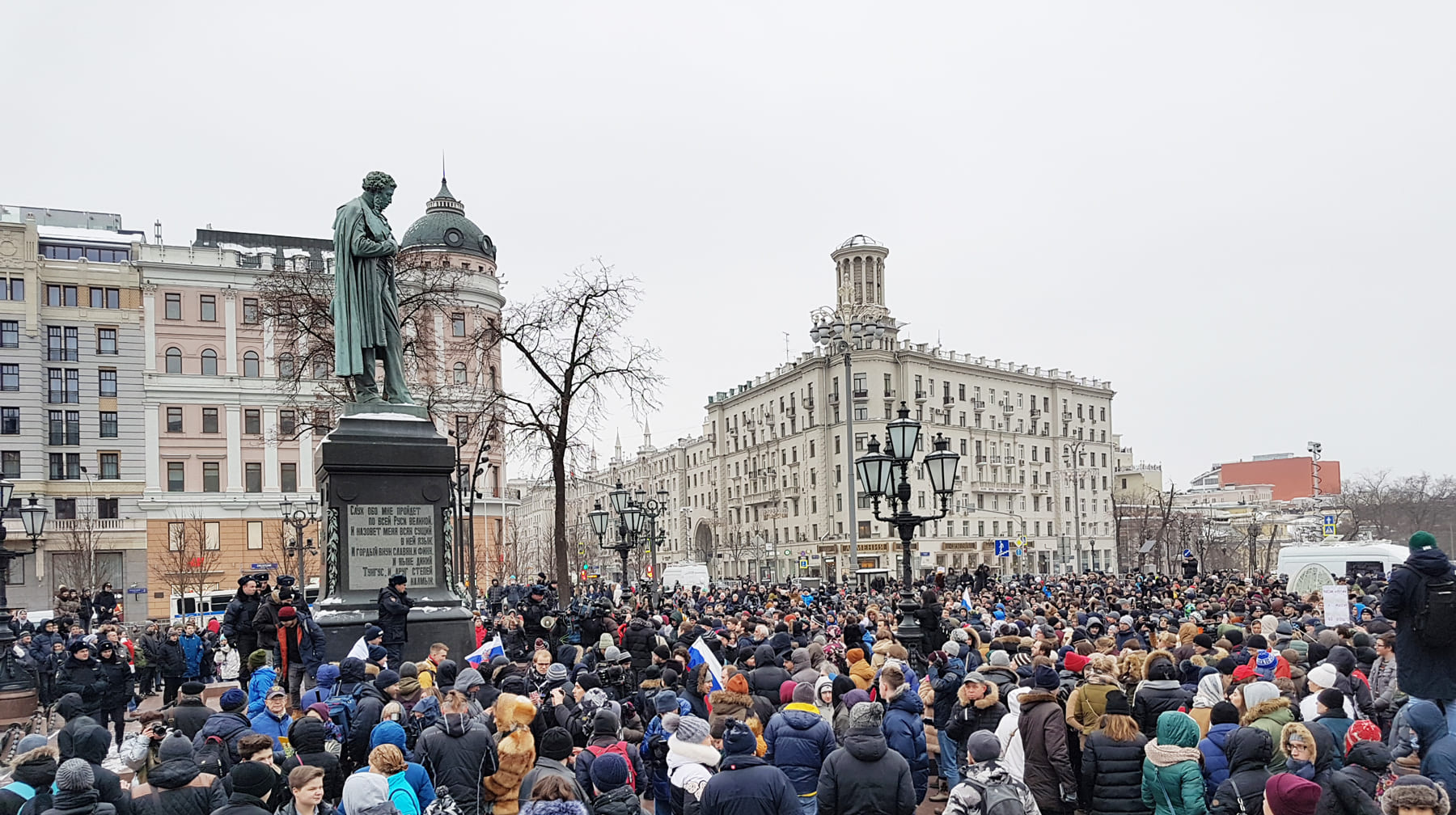 Как «забастовка» Навального превратилась в народные гулянья 2% оппозиции Фото: © Daily Storm/Илья Горшков