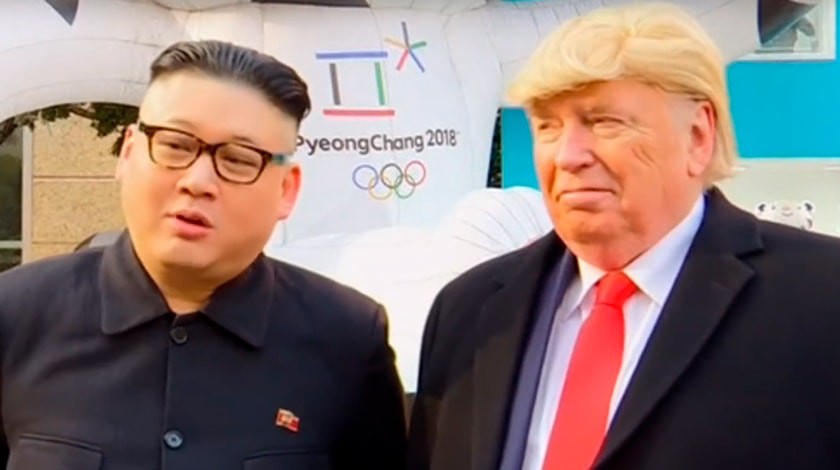 Dailystorm - Двойников Трампа и Ким Чен Ына вывели с церемонии открытия Олимпиады