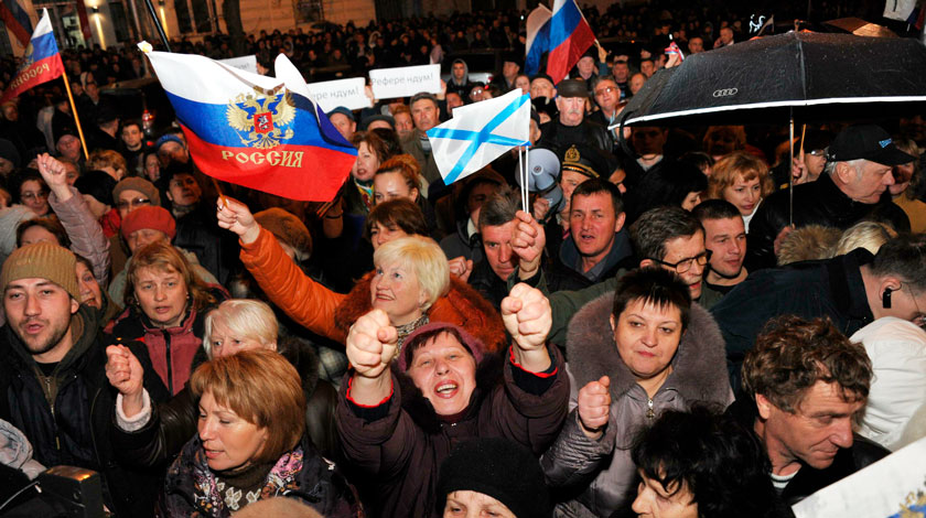 Владимир Замана заявил, что «кто-то» приказал вернуть отправленные в Крым десантные части Фото: © GLOBAL LOOK press