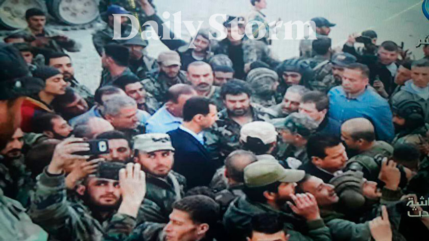 Президент Сирии намерен проинспектировать свою армию и оценить общее состояние дел на фронте Фото: © источник Daily Storm в Сирии