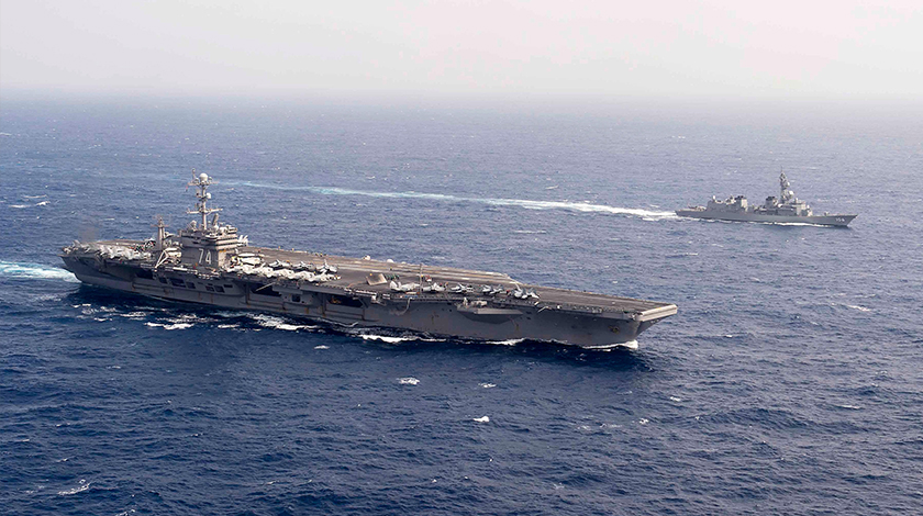 Поводом стал заход эсминца USS Mustin в акваторию Южно-Китайского моря Фото: ©GLOBAL LOOK press/Mcs2 Ryan J. Batchelder/ ZUMAPRESS