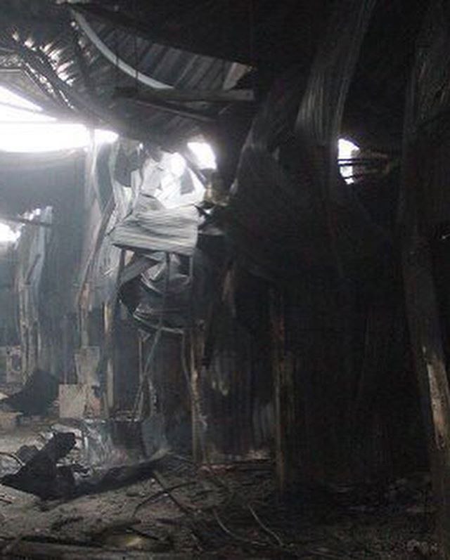 Фото крокуса после пожара внутри
