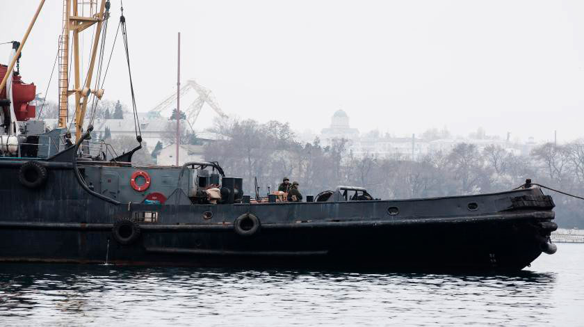 Генпрокурор Украины сообщил, что судно якобы добывало песок у крымского побережья для строительства Крымского моста Фото: © GLOBAL LOOK press