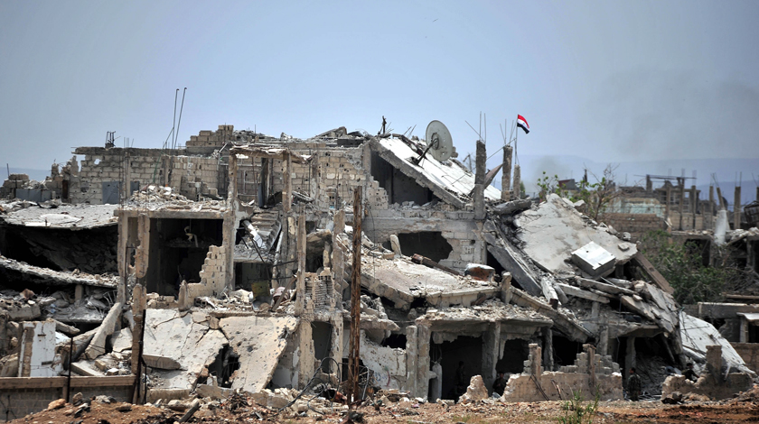 Коалиция западных сил бомбардировала деревню Эль-Фадиль Фото: © GLOBAL LOOK press/Ammar Safarjalani