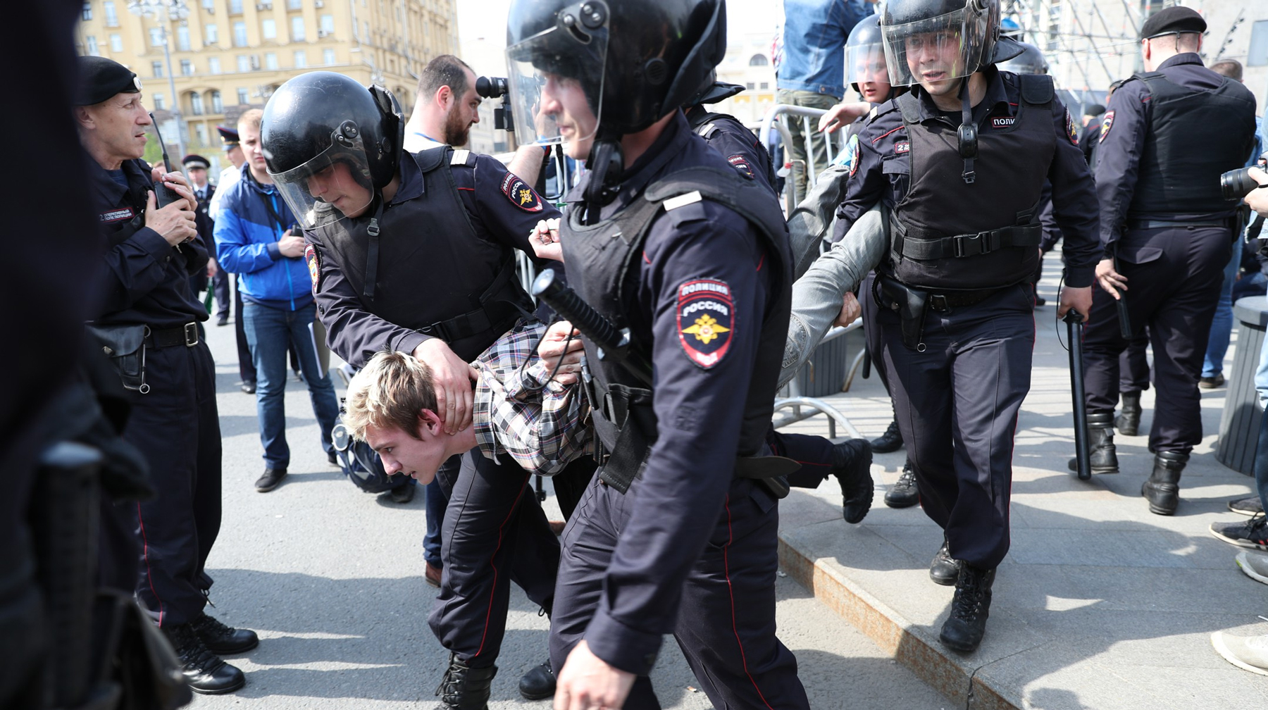 Показываем, как проходил несанкционированный митинг в Москве Фото: © Daily Storm/Алексей Голенищев