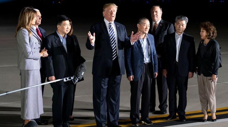Трамп встретил американцев, освобожденных Ким Чен Ыном — Daily Storm