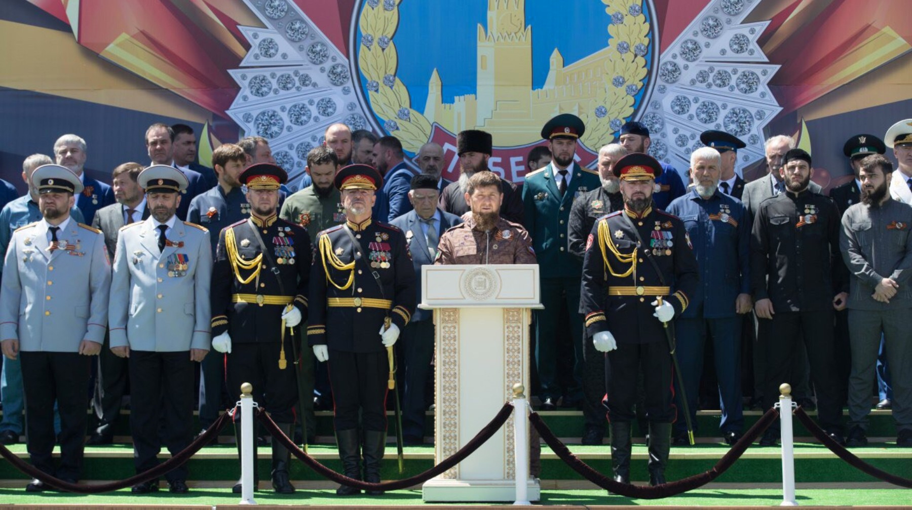Кадыров рассказал про иорданский броневик на параде Победы в Чечне
