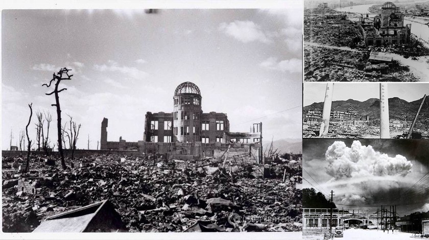 Хадзимэ Миятакэ 10 августа 1945 года, четыре дня спустя атомной бомбардировки, Хиросима