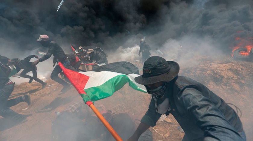 В столкновениях в секторе Газа погибли более 50 палестинцев undefined