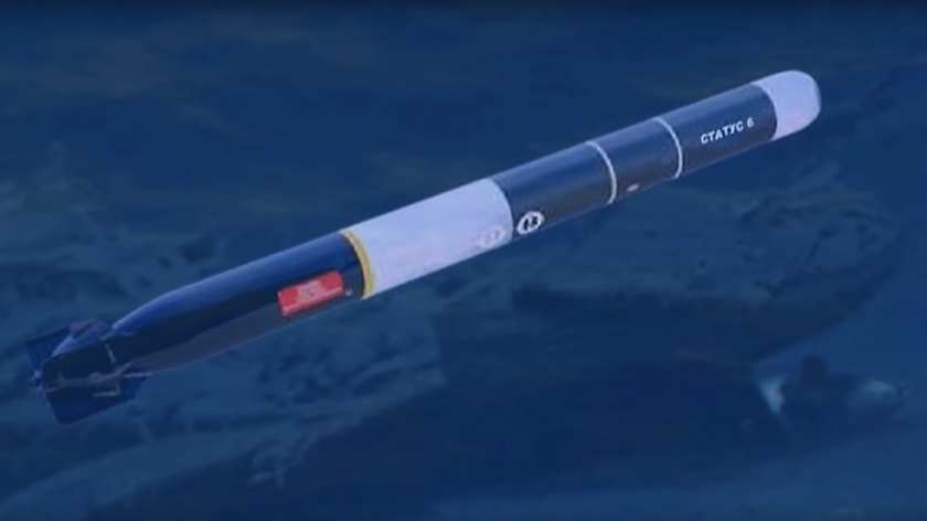 Российский беспилотный подводный аппарат будет нести ядерную боеголовку мощностью в две мегатонны Скриншот: © Daily Storm