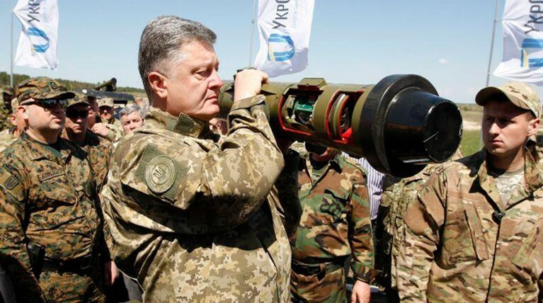Порошенко опубликовал видео первых испытаний американских ракет Javelin — Daily Storm