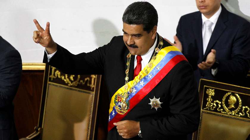Николас Мадуро считает, что «священное единство» армии помешает планам Вашингтона Фото: © GLOBAL LOOK press/Veronica Canino