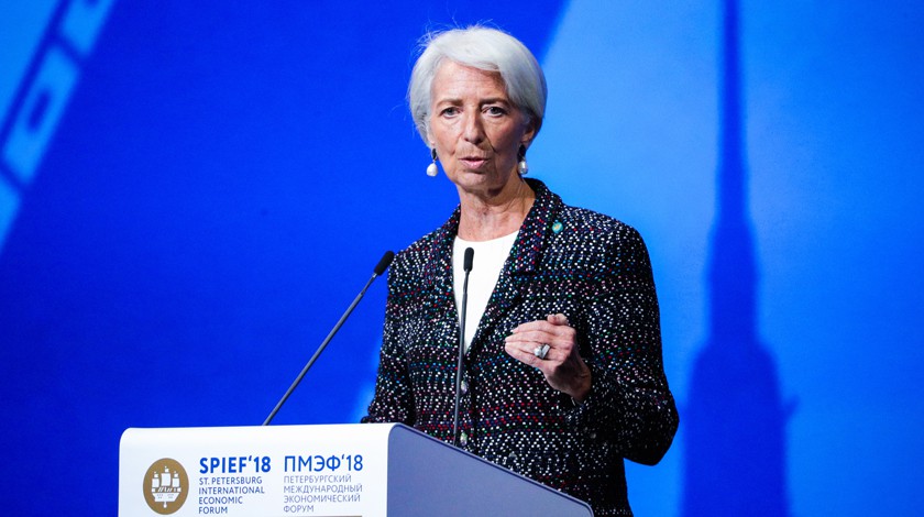 Dailystorm - Директор МВФ во время выступления на ПМЭФ напомнила о Петре I