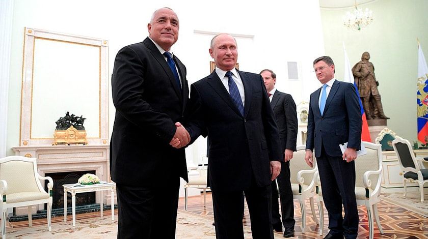 Владимир Путин и Бойко Борисов обсудили возможность участия Болгарии в «Турецком потоке» undefined