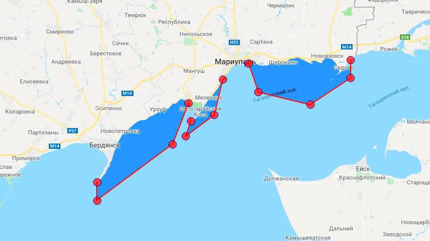 Dailystorm - Украина временно перекрыла часть Азовского моря из-за военных учений