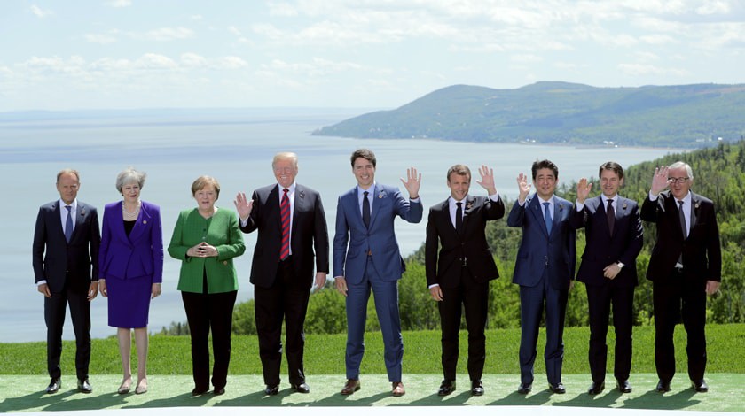 Dailystorm - Возвращение России в G7 обсуждали на двусторонних встречах в Квебеке