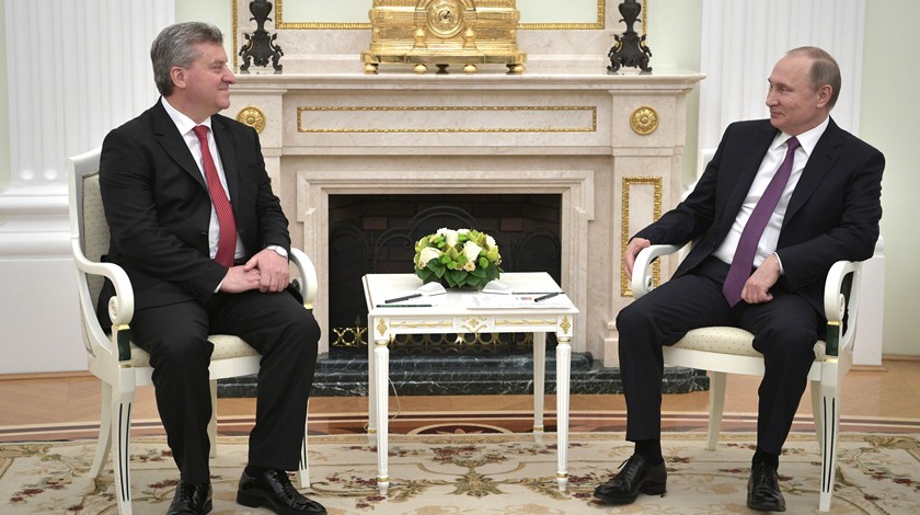 С Президентом Македонии Гёрге Ивановым