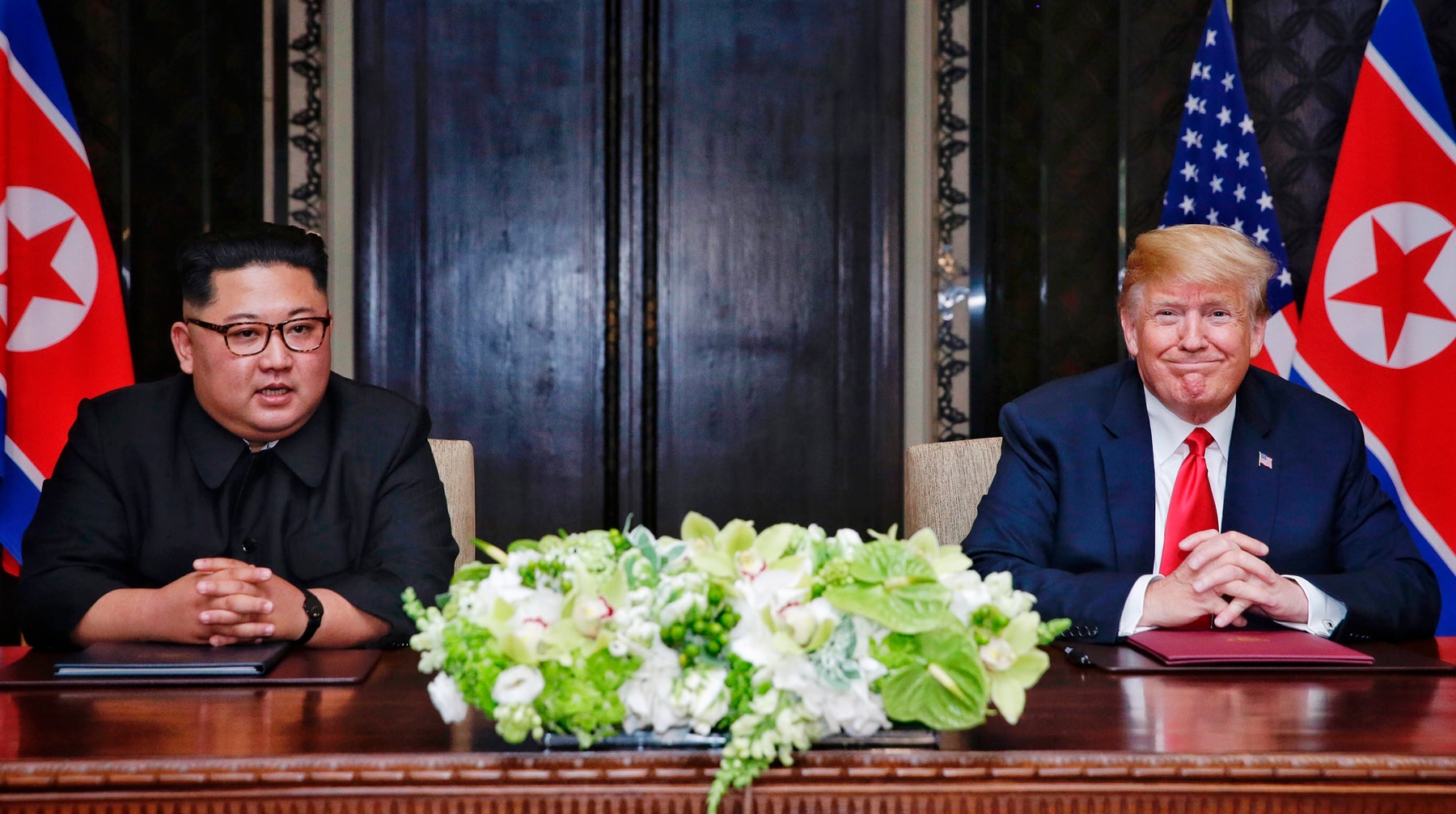 Встречу лидеров Северной Кореи и Соединенных Штатов провели торжественно, но ее не хватит для завершения полувекового конфликта Фото: © GLOBAL LOOK press/Ministry of Communications