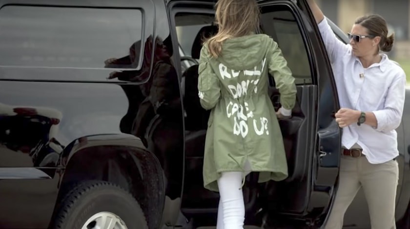 Dailystorm - Трамп объяснил, к кому относилась провокационная надпись на куртке его жены