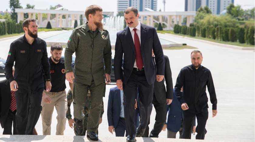Белорусская делегация приехала с дружеским визитом в Грозный undefined