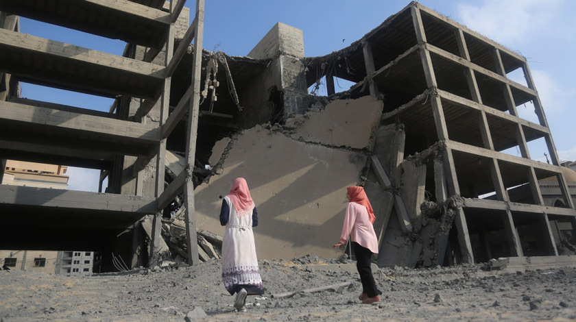 В ходе конфликта погибло пять человек Фото:  GLOBAL LOOK press/Majdi Fathi