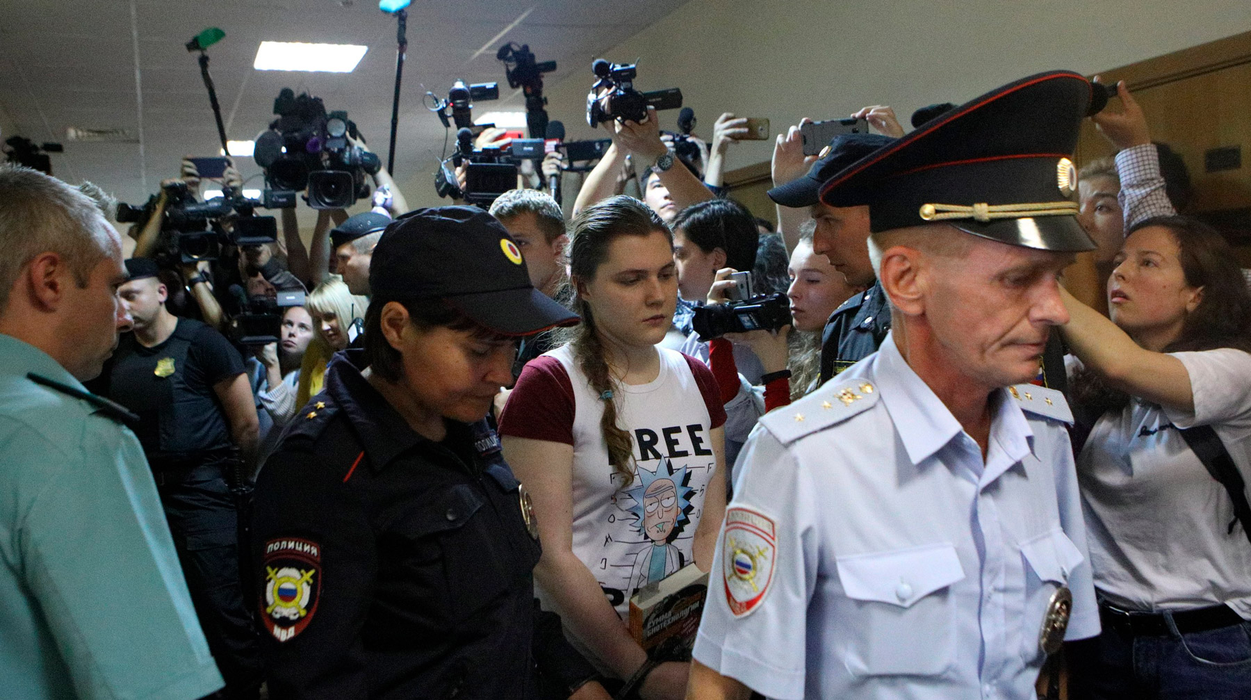 Репортаж «Шторма» из зала суда, где решалась судьба девушек Фото: © Агентство Москва/Никеричев Андрей