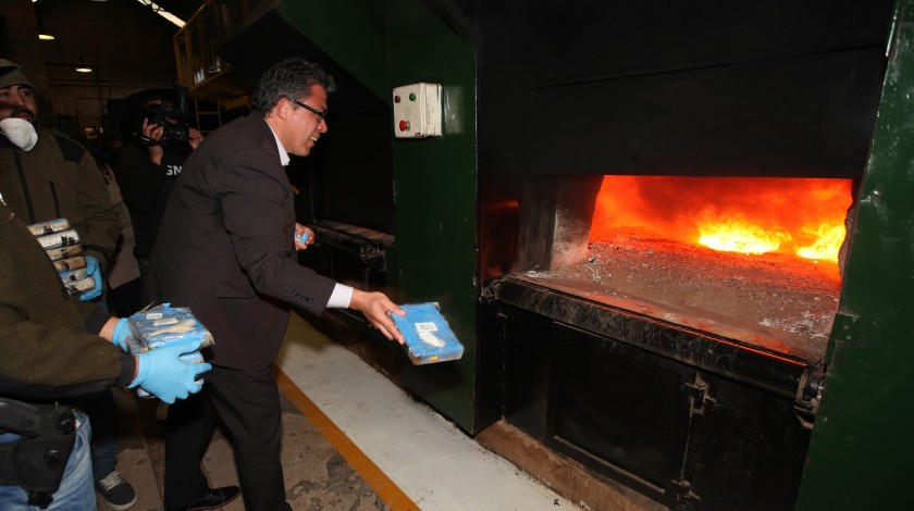 Dailystorm - В Аргентине сожгли почти 400 килограмм кокаина из российского посольства