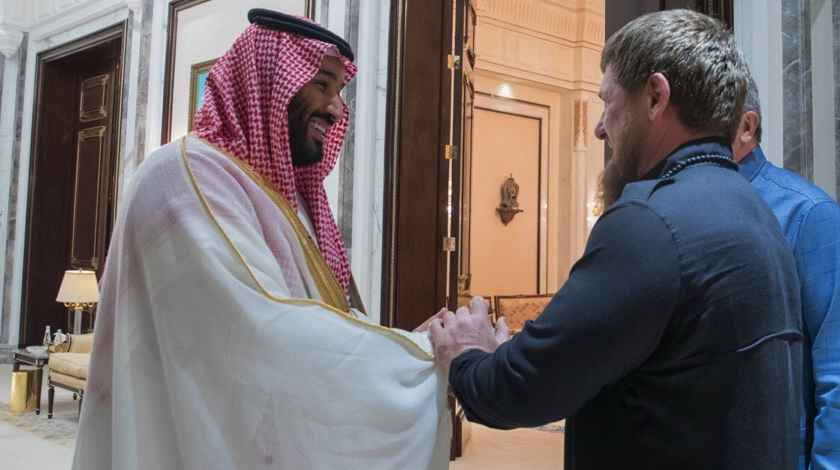 На встрече с наследным принцем Мухаммедом ибн Салманом Аль Саудом глава Чечни обсудил вопросы взаимоотношений саудовского королевства и России undefined