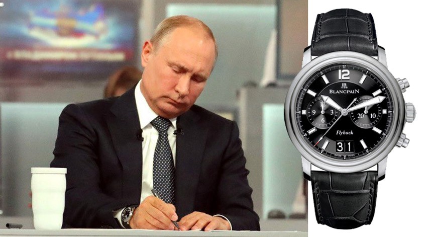 Лучший видеть часов. Blancpain часы Путина. Часы Путина Брегет. Часы Путина Blancpain Aqualung.