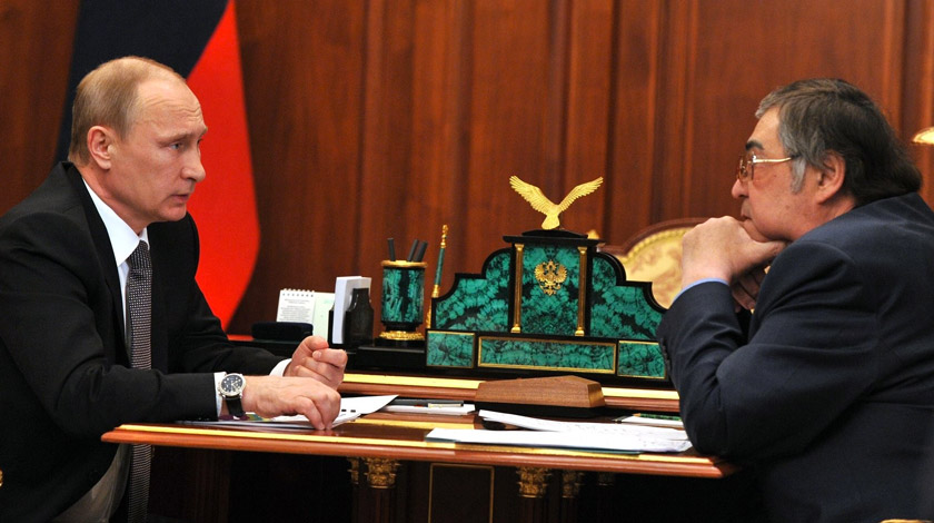 Президент России поинтересовался состоянием здоровья экс-главы Кузбасса Фото: © kremlin.ru