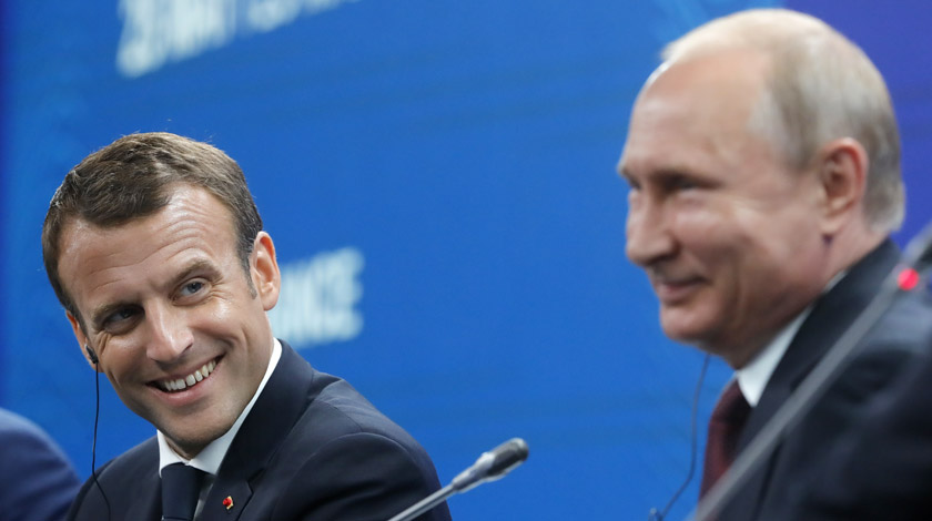 Французский президент заявил, что Россию нельзя назвать образцово соблюдающей права человека Фото: © GLOBAL LOOK press/TASS Host Photo Agency