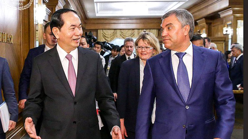 Приглашение спикеру Госдумы в Москве передал генсек ЦК Компартии Вьетнама Фото: © duma.gov.ru