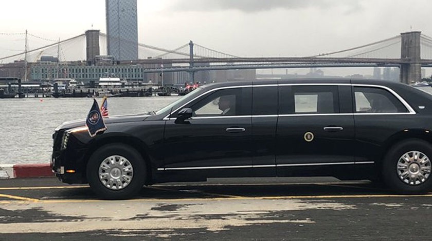 Dailystorm - Новый лимузин Трампа показали в Нью-Йорке