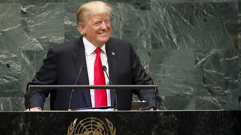 Американский лидер заявил, что США под его руководством за два года достигли грандиозных успехов Фото: © GLOBAL LOOK Press / Li Muzi / ZUMAPRESS.com