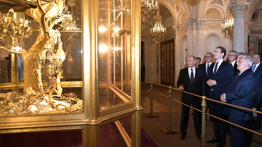 Dailystorm - Путин и Курц открыли выставку в Эрмитаже