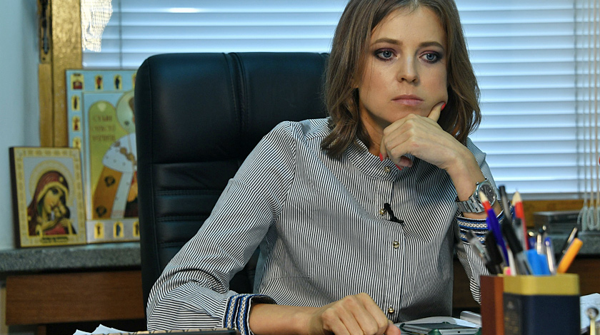 По словам генпрокурора Украины, Наталья Поклонская нарушила «законы и обычаи войны» Фото: © GLOBAL LOOK Press / Komsomolskaya Pravda