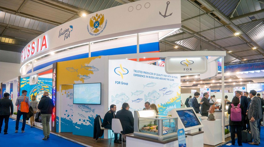 Международная выставка морепродукции «Seafood Processing Global 2018», организованная «Эксполюшнс групп» совместно с Росрыболовством