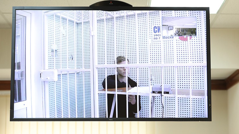 Александр Кокорин в суде