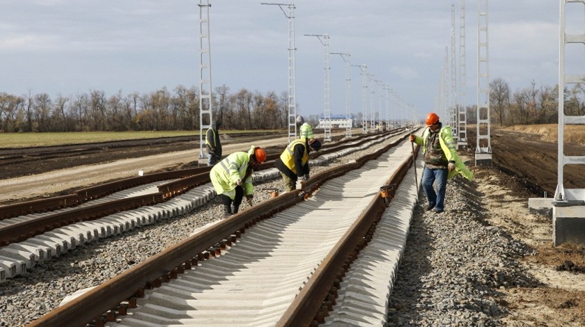 Строительство Краснодарского железнодорожного обхода