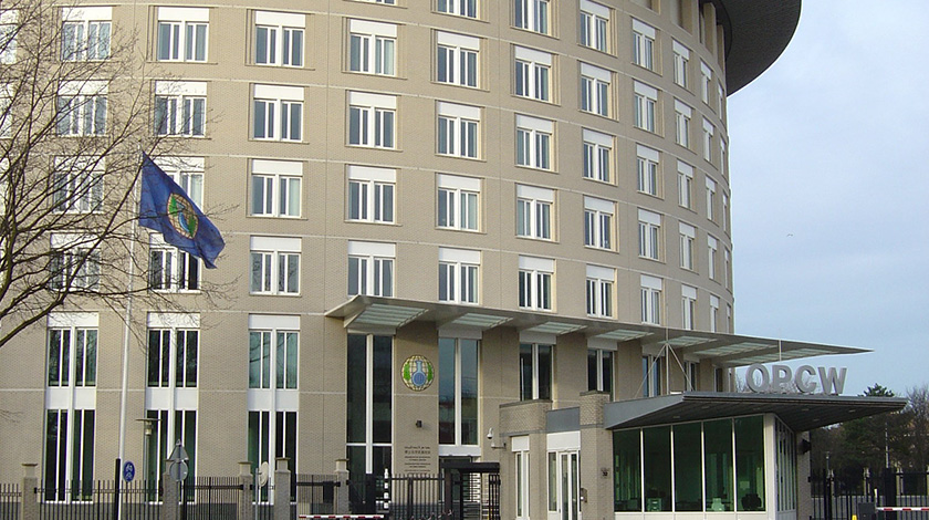 Россия выступала против роста финансирования организации Главное офисное здание Организации по запрещению химического оружия (ОЗХО) в Гааге