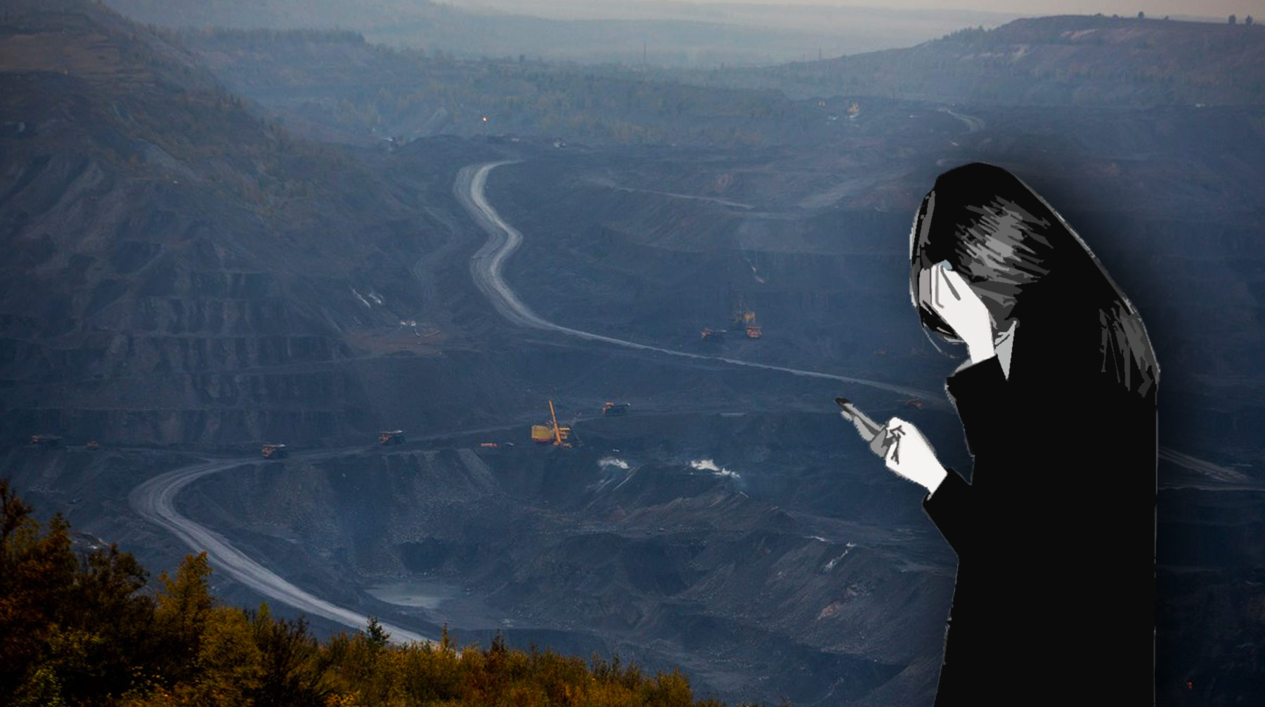 Чем больше власти Кемерова добывают угля в регионе, тем меньше здоровья остается у местных жителей Коллаж: © Daily Storm