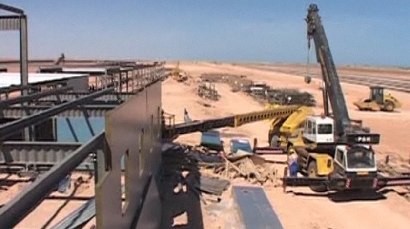 Строительство железной дороги в Ливии